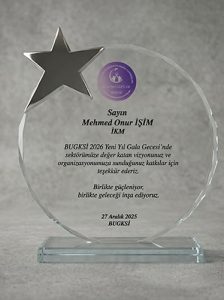 BUGKSİ 2026 Gala Katkı ve Katılım Plaketi