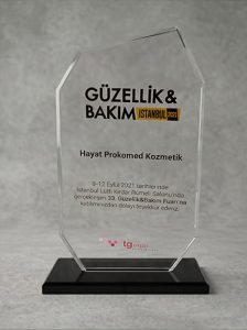 2021 Güzellik & Bakım İstanbul Katılım Plaketi